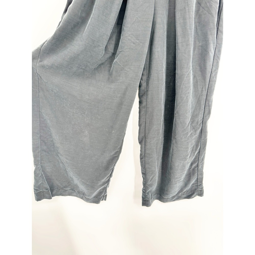 Free People Wide Leg Pants Medium Black Boho Nothin to Say - Picture 6 of 6